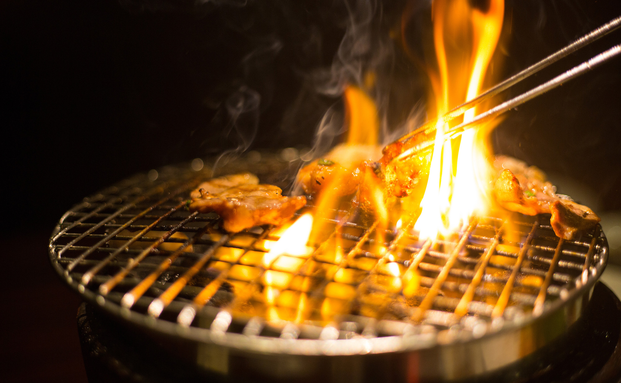 Grills and charcoal